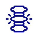 Blue outline icon of a beetle/bug with segmented body, often used to represent a software bug or bug tracking.